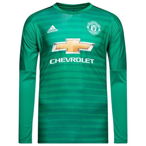 Camiseta Manchester United ML Portero 2018-19 Verde